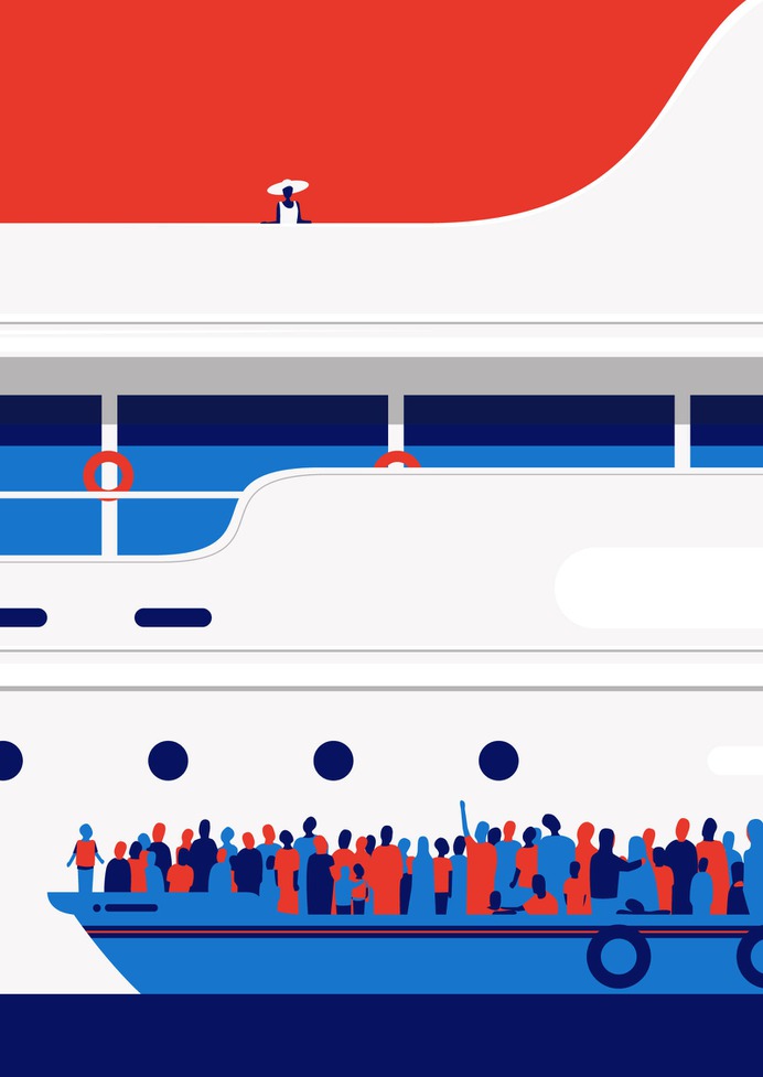 Philippe Nicolas - Illustration & design - Migrants