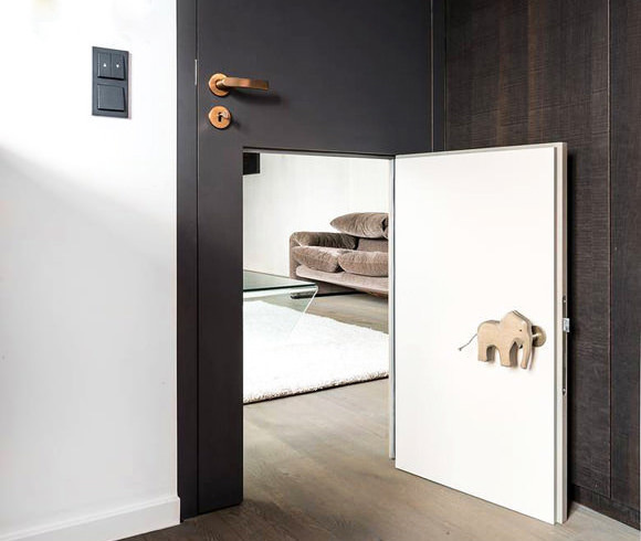 Child's Door Within A Door by Studio Karnhard #interior #design #decor #deco #decoration
