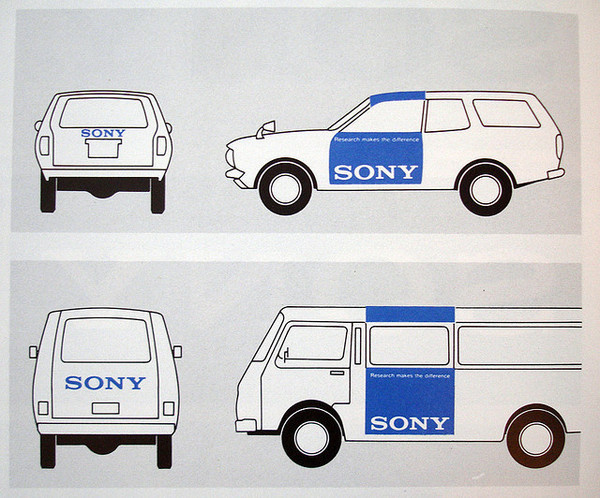 SONY Car #old #design #retro #auto #brand #vintage #sony #car
