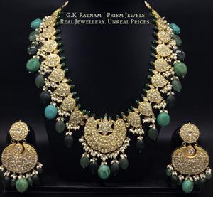 Necklace Set - gold diamond polki kundan meena jadau jewellery