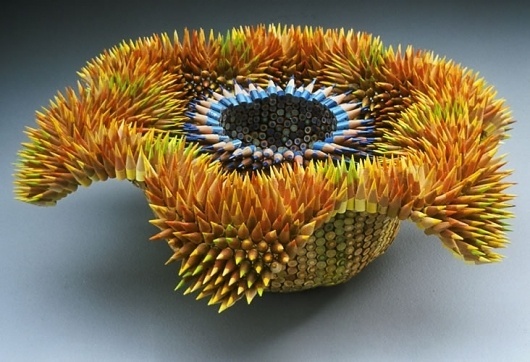 Pencil Sculptures by Jennifer Maestre #sculpture #maestre #jennifer #art #pencil
