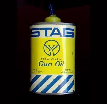 Stag Gun Oil. #design #vintage