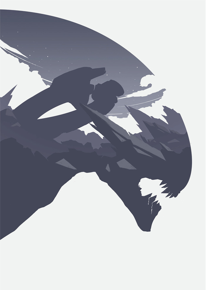 Alien Movie Poster by Yoav Caballero