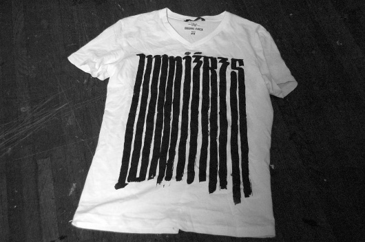 Greg Ponchak — form (shop) #greg #white #ponchak #tshirt #black #shirt #handmade #type #typography