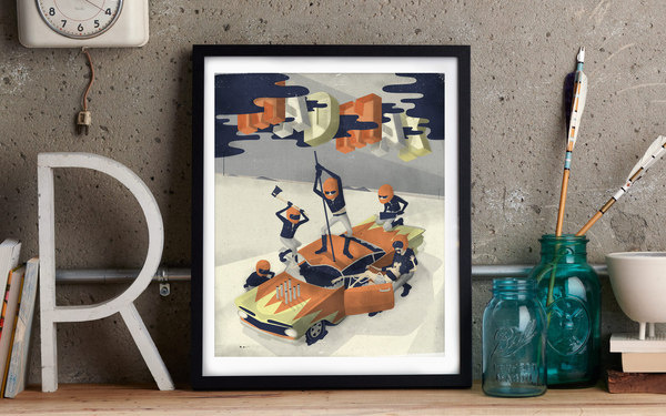 Mad Max portfolio shot — By I Shot Him #max #illustration #mad #movie