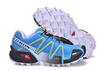Trail Running Shoe-Salomon Woman Shoes Speedcross 3 Cs Athletic Running Sports Outdoor Moon blue Black White #shoes