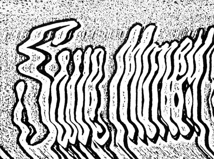 Save Money | Dan Bina #ink #ny #saving #bina #drawing #dan #distortion #art #york #type #paper #money #brooklyn #new