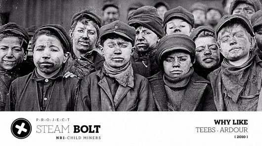 All sizes | Project SteamBolt Nr.1 - Child Miners | Flickr - Photo Sharing! #photography #industrial #music #revolution #children #work