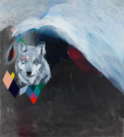 Wolf #painting #color #art #wolf