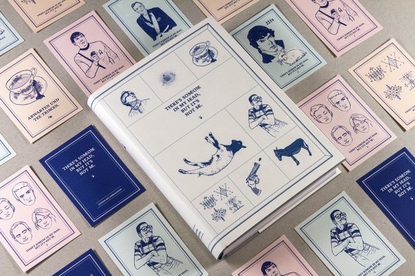 There's someone in my head, but It's not me. #print #popculture #book #icons #graphics #cards