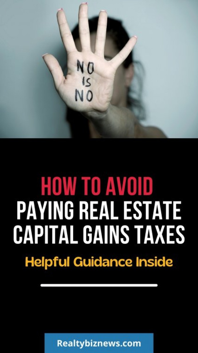 Avoiding Capital Gains Taxes When Selling Your House Infographic