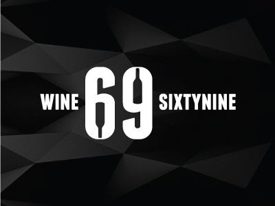 Wine69 #wine #logo #corporate #brand #identity #type #high #typography