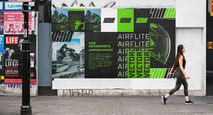 Icon Motorsports- Airflite Vector - Mindsparkle Mag Alex Lazaris & Jason Vestri designed the Icon Motorsports- Airflite Vector. #logo #packaging #identity #branding #design #color #photography #graphic #design #gallery #blog #project #mindsparkle #mag #beautiful #portfolio #designer