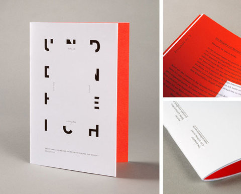 graphic exchange #print #booklet #red