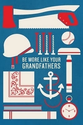 Inspiration found by Chris Streger #grandfather #rich #arnold #illustration #type