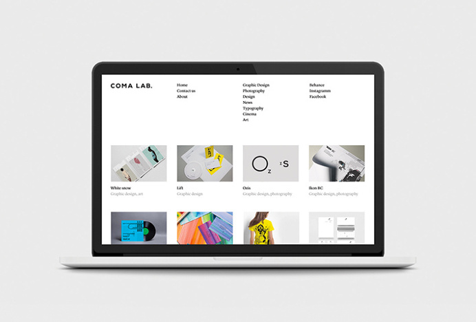 Coma Lab. by Egor Kevraletin #website #web design