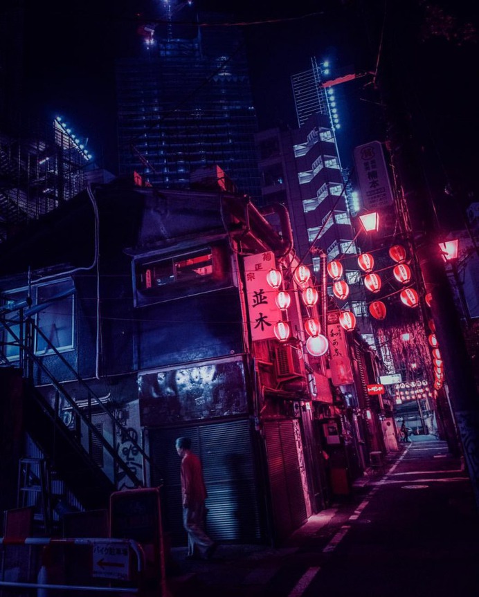Cyberpunk and Electric Nights of Tokyo by Liam Wong
