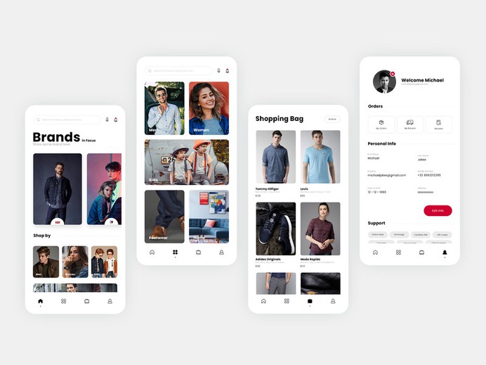 E – Commerce App UI