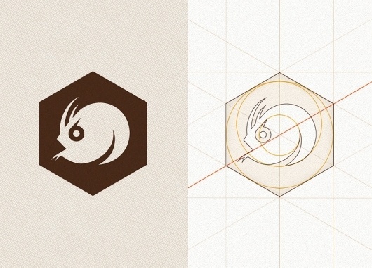 Angry Catfish Bicycle Shop + Coffee Bar - Aaron Melander Design #angry #geometric #catfish #grid #identity #angles #logo