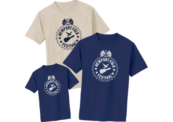 Newport Folk Festival t-shirts #festival #design #shirt #illustration #typograph #shirts