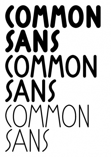 Siggi Eggertsson | Common Sans #typeface #typography