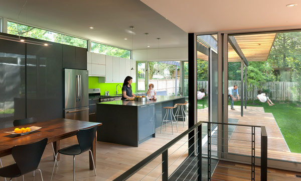 kube architecture modern remodel, via Plastolux #modern #addition #interiors #renovation