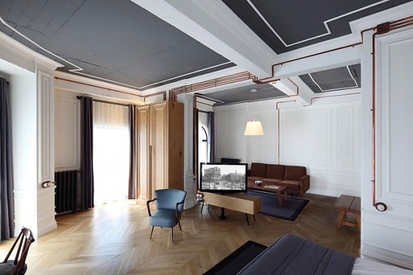 Karaköy Rooms by RunArchitects // Istanbul, Turkey. | yellowtrace blog » #interior #hotel #copper #white