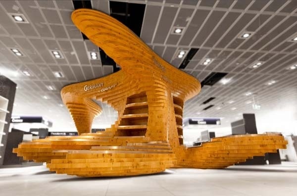 Retail Wood Frankfurt photos5 #wood #cutout #installation