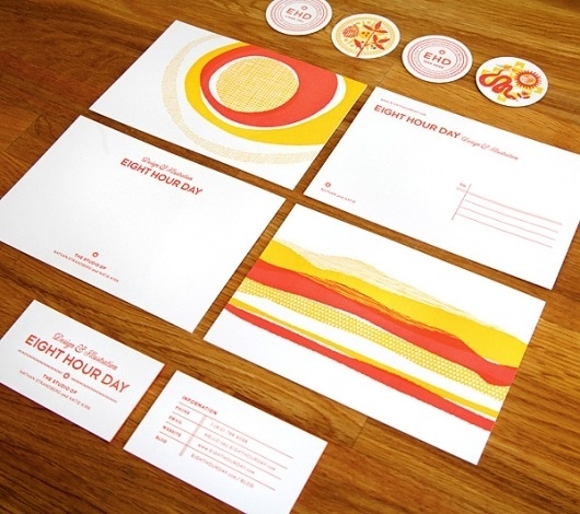 EightHourDay_ID_6.jpg 600×533 pixels #hour #business #papers #eight #identity #day #stationery