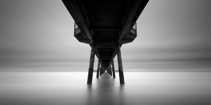 Twibfy #white #water #pier #exposure #black #photography #and #long #beach