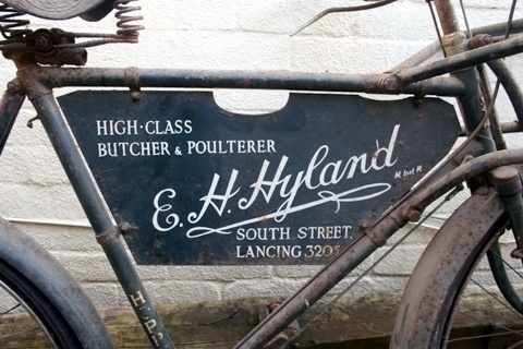Museum of Tradesman's Delivery Bikes #type #lettering #bike