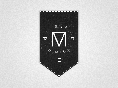 Dribbble - Oimlok by Nol Cobben #label #logo #grain #vintage #type #typo #typography