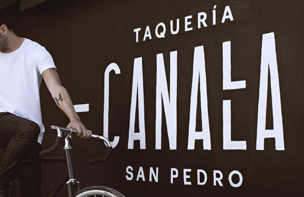 Taqueria Canalla on Behance #typography