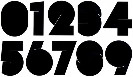 Prototypes #numbers #fat #big #typography