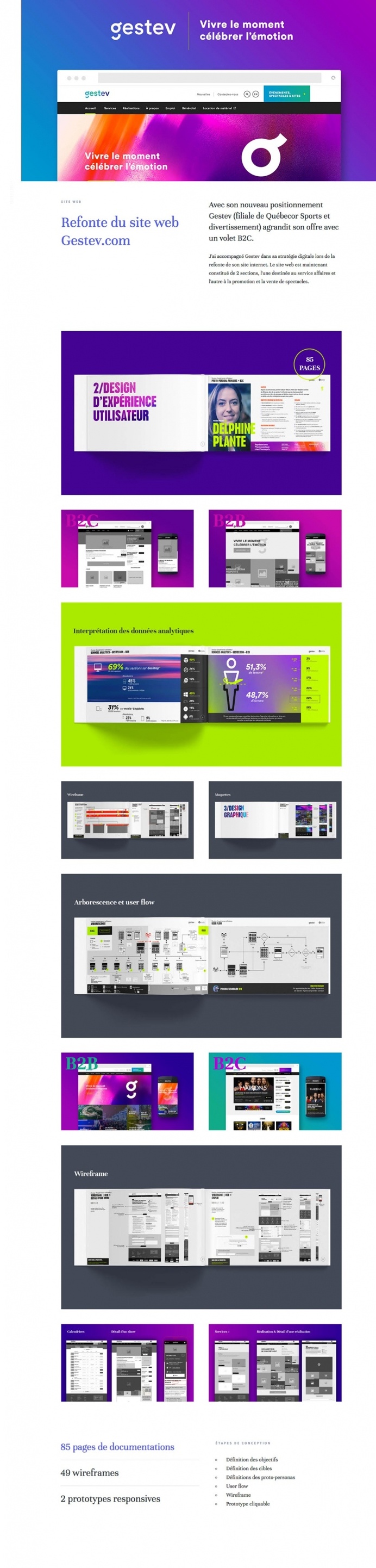 quatreplusquatre - Mindsparkle Mag - quatreplusquatre is the website of Quebec/Canada based UX/UI designer Emilien Edmond that is selected b