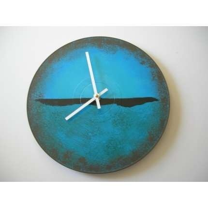 Handmade Art on Etsy #ocean #handmade #clock #art