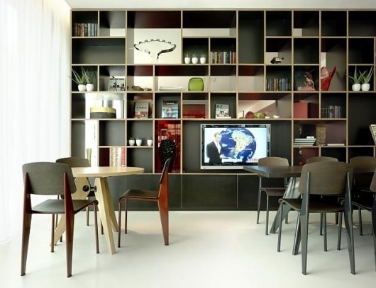 citizenM Opens 2nd Hotel in Amsterdam » CONTEMPORIST #interior #shelf #book