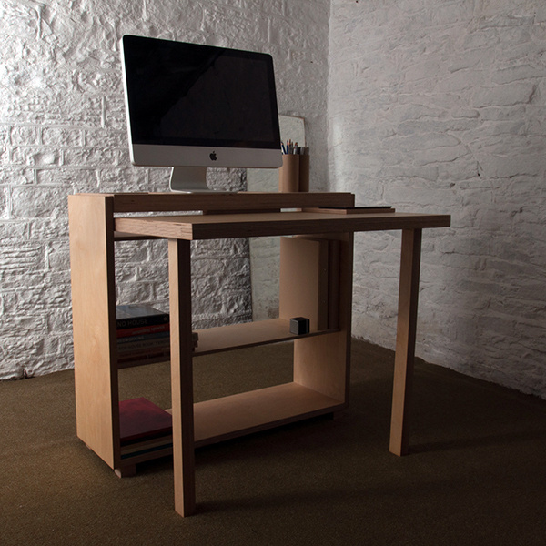 Tablet Desk 2.0 #interior #office #design #wood #desk
