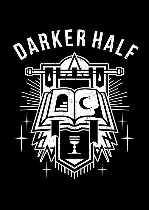 BOOK #illustration #graphicdesign #darkerhalf #darkerhalfcult #tattooart #endordesigns