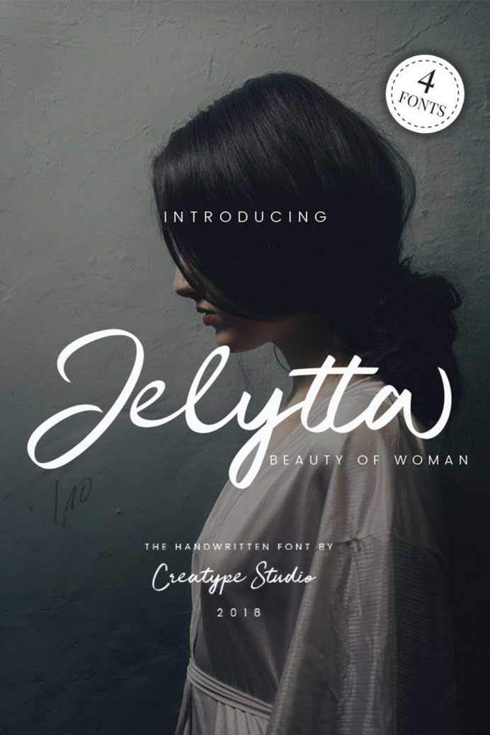 Jelytta Handwritten – 4 Elegant Font