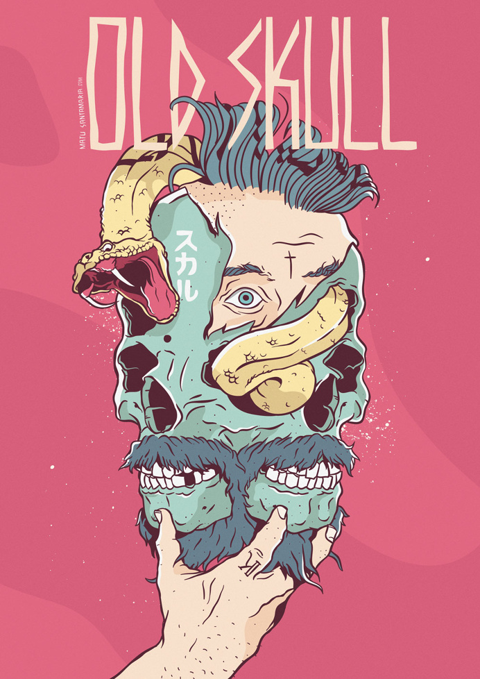 Matu santamaria x OLDSKULL