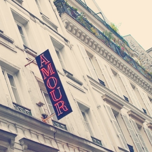 Typeverything.com - Amour Signage (via True Love... - Typeverything #signage #sign #neon