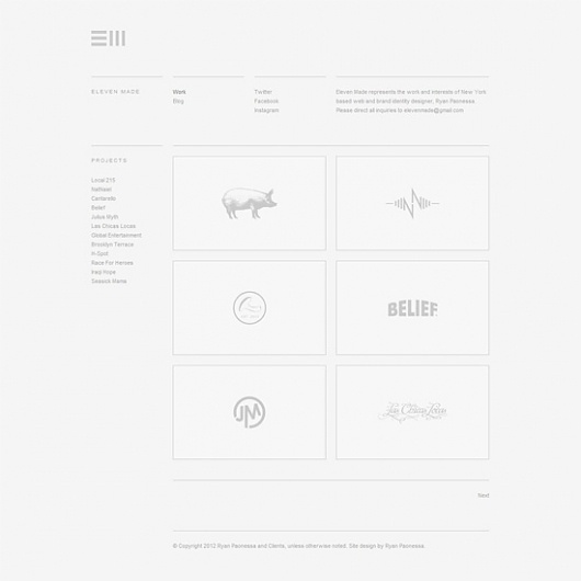 "Undesign" Your Portfolio Website #undesign #portfolio #design #clean #simple #grid #website #minimal #web