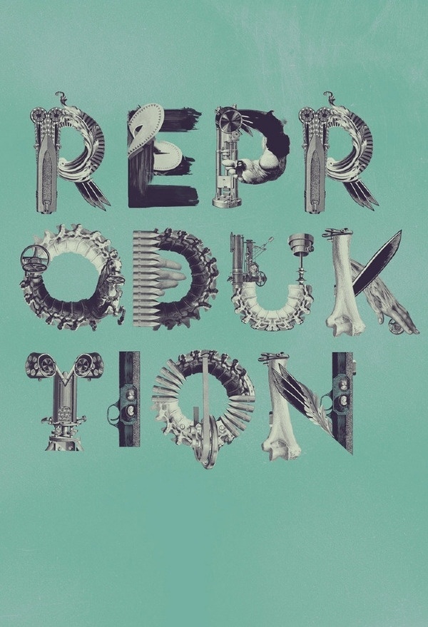 Alphabet [Re:Production] on the Behance Network #collage #poster #typography