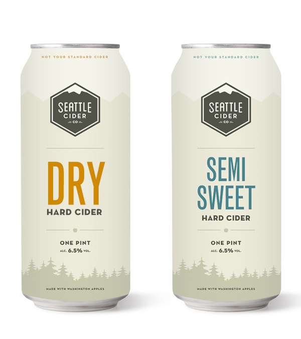 Seattle Cider Co #seattle #packaging #boy #cider #hard #tall #cans