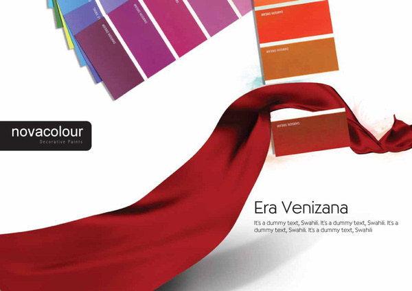 Nova Colours Decorative Paints on Behance #campaign #colours #press #paints #nova #decorative