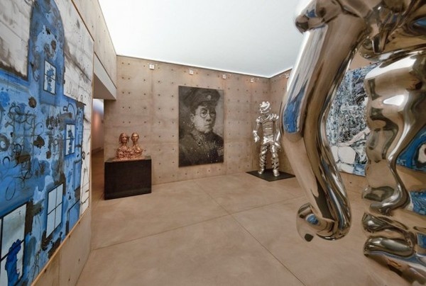 Room gallery interior #gallery #home #art #paintings #residence