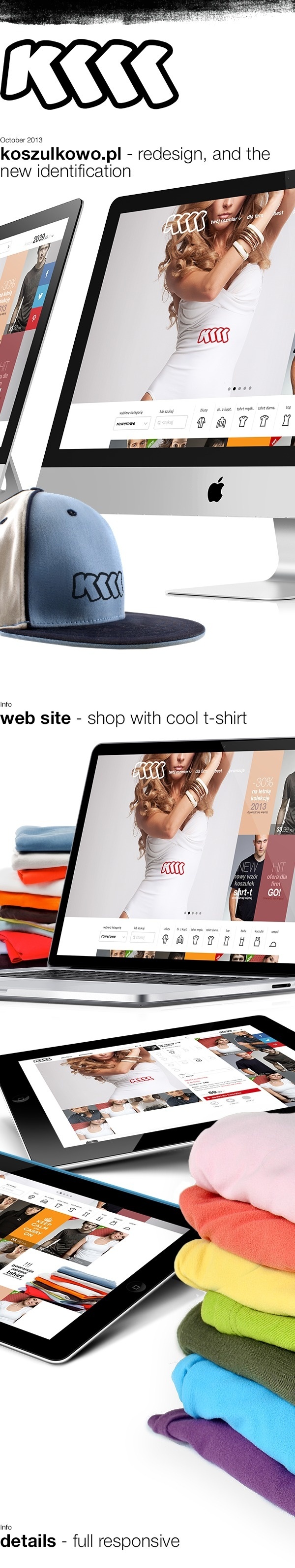 koszulkowo #website #design #web
