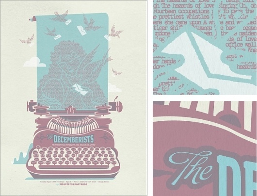 Spike Press #print #design #the #illustration #poster #decemberists