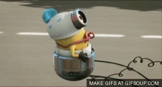 Baby Minion Animated GIF | Movies GIFs - GIFSoup.com #gif #minion